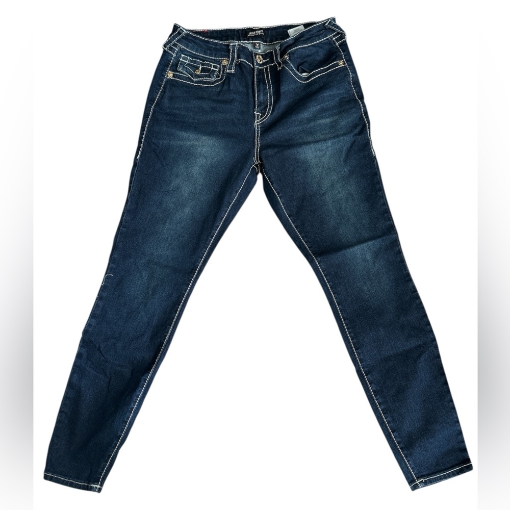 True Religion Jennie Curvy Mid Rid Rise Super Skinny Stretchy Jeans size 30 - Picture 3 of 9